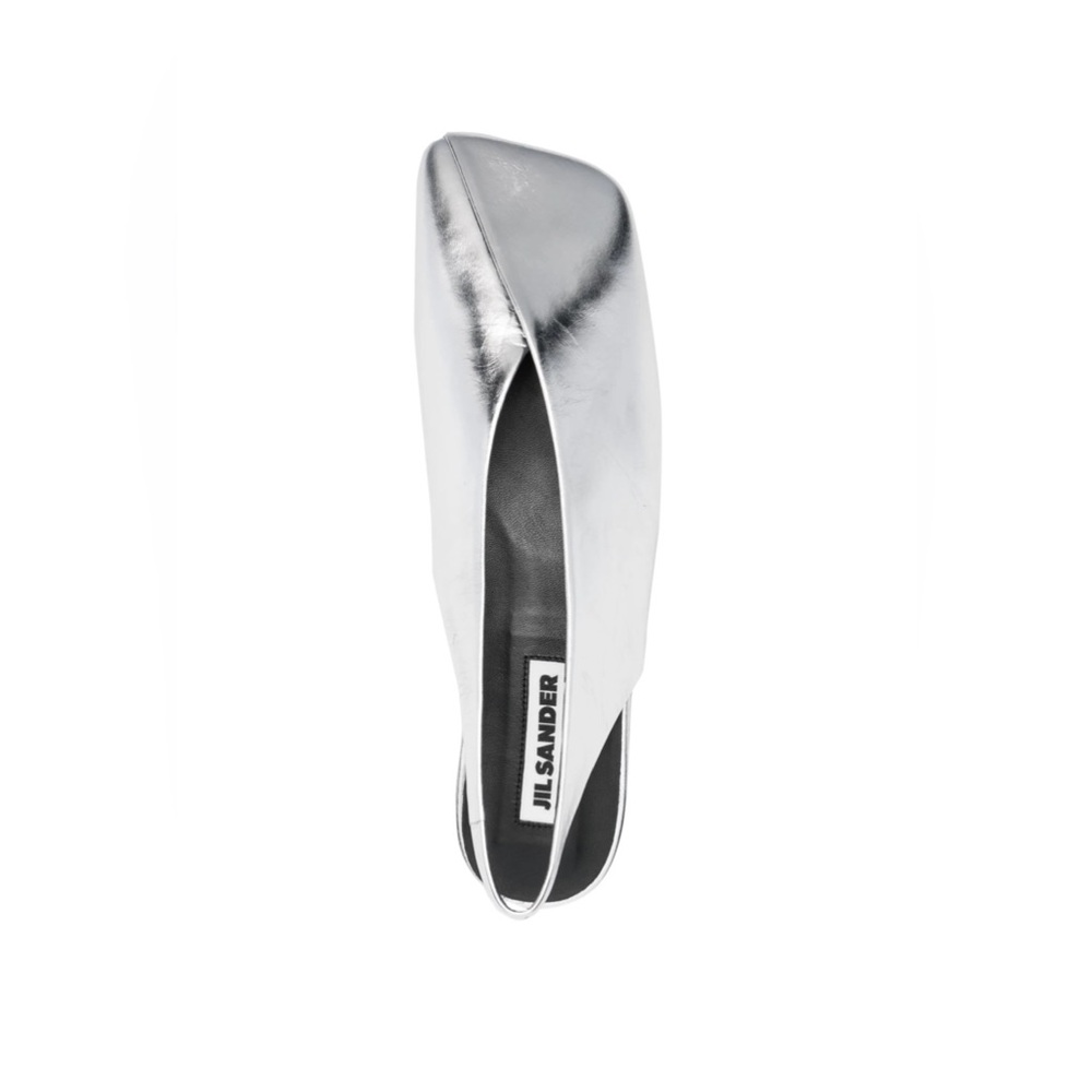 Jil Sander asymmetrical toe ballet slingback flats - NEW/Unused